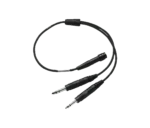 6 pin LEMO to dual plug adapter